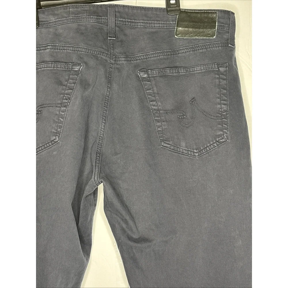 AG Denim Men's The‎ Graduate Tailored Slim Straight Blue Sateen Jeans 36x32